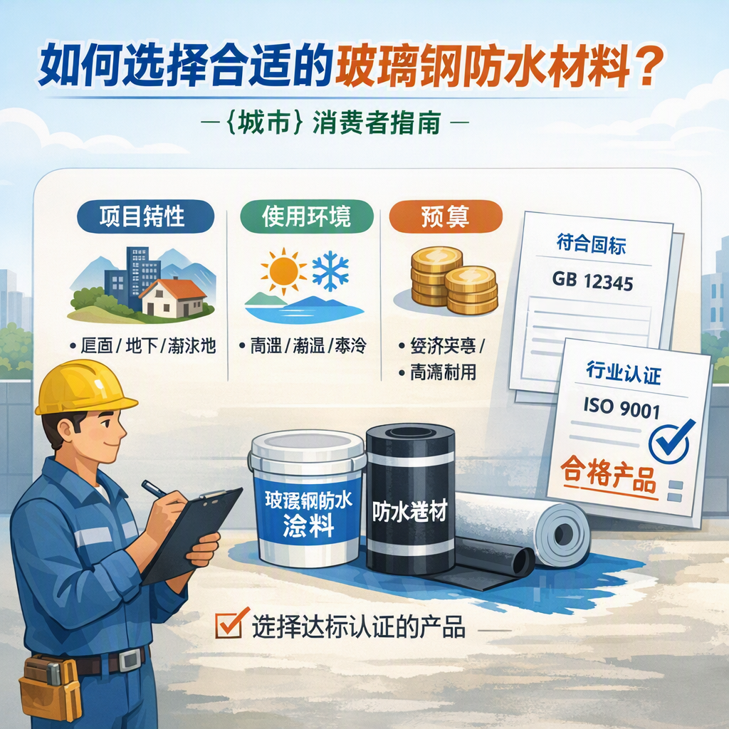 如何判定玻璃钢防水材料的合格标准? 新星 消费者指南