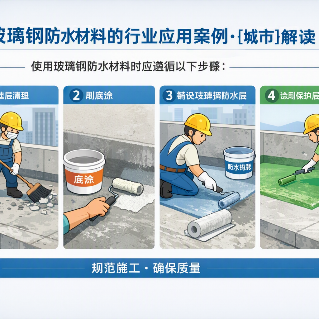 玻璃钢防水材料的行业应用案例,新星解读